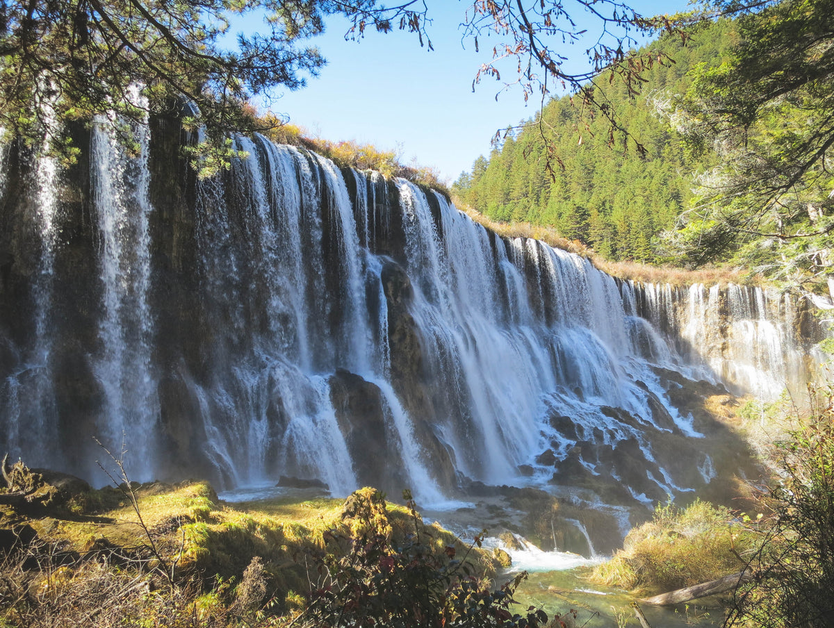 Nuorilang Waterfall, Jiuzhaigou